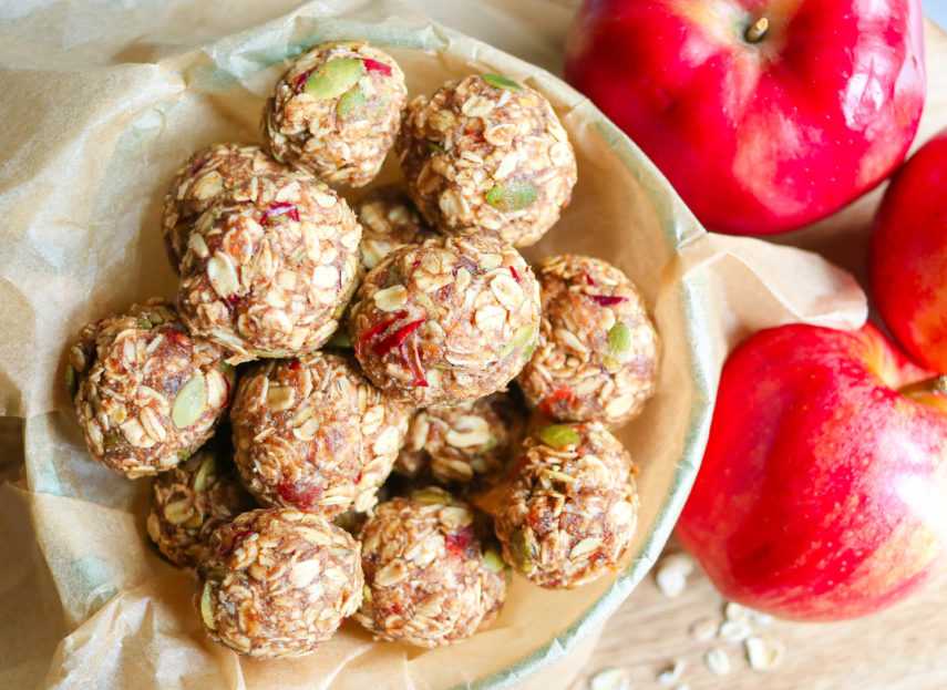 How to Make Kid-Friendly All-Natural Apple Spice Energy Bites