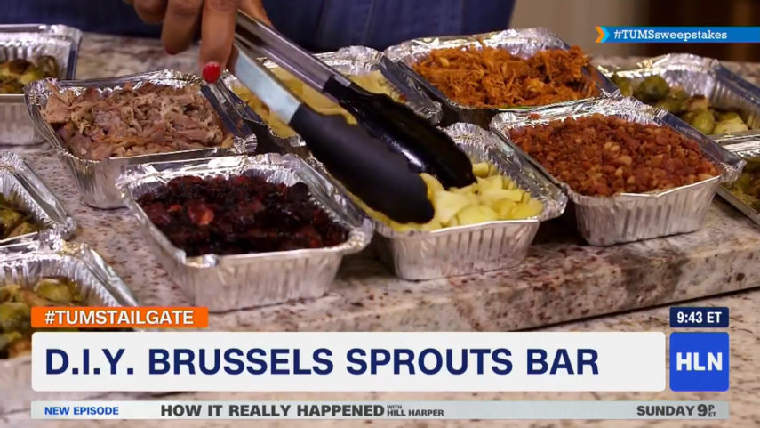 How to make a DIY Roasted Brussel Sprouts Bar for your Tailgate