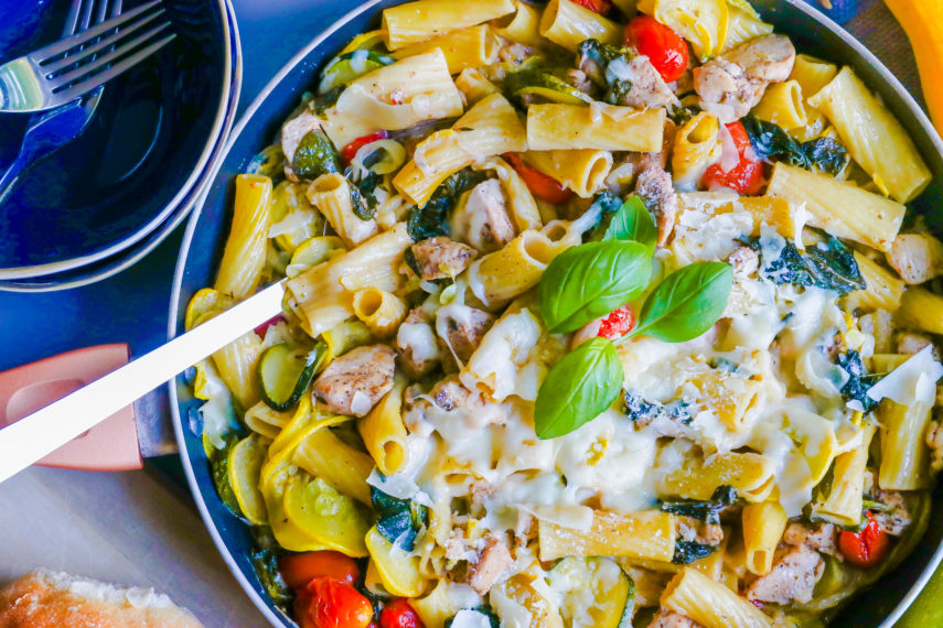 chicken rigatoni one pot meal
