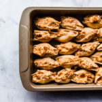 Butternut Squash Stuffed Shells In a Baking Pan