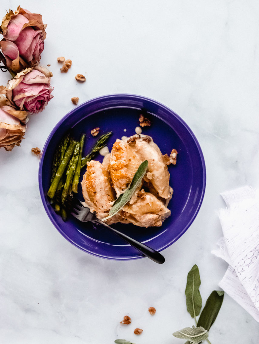 Butternut Squash Stuffed Shells