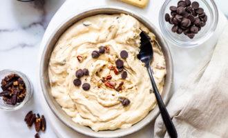 crowd pleaser chocolate chip cookie dough dip