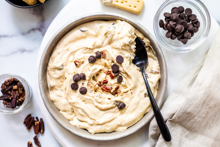 crowd pleaser chocolate chip cookie dough dip