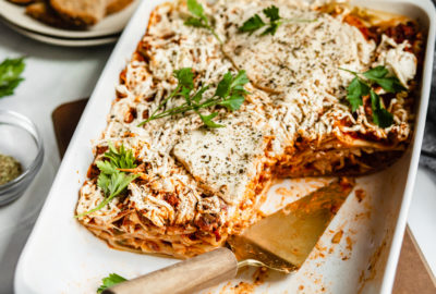 Vegan Meat Replacement Lasagna
