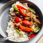 One Skillet Pepper Steak