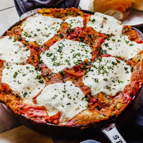 Meatless Skillet Lasagna Rosalynn Daniels