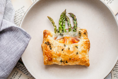 Asparagus Puff Pastry pocket