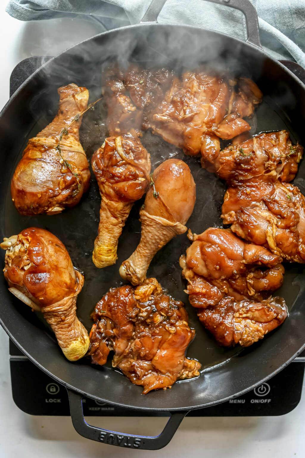 Restaurant Style Brown Stew Chicken | Rosalynn Daniels